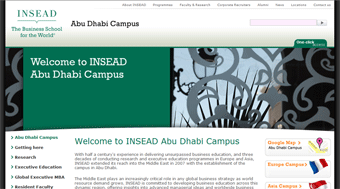 INSEAD The Business School for the World Website