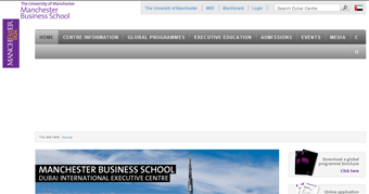 Manchester Business School Worldwide Website
