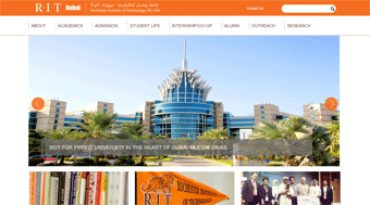 Rochester Institute of Technology - Dubai Website