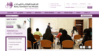 Royal University for Women (RUW) Website