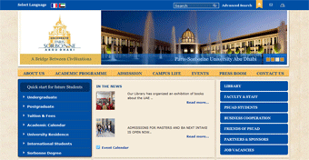 Paris Sorbonne University Abu Dhabi Website