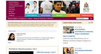 Medical University of Bahrain Royal College of Surgeons in Ireland Website