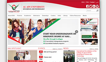 Al Ain University of Science and Technology Website