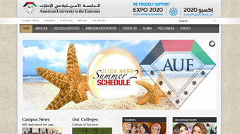 American University in the Emirates Website