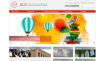 American University in Sharjah Website