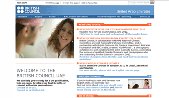 British Council UAE Website