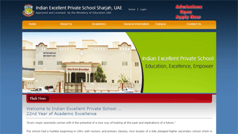 Indian Excellent Private School Website