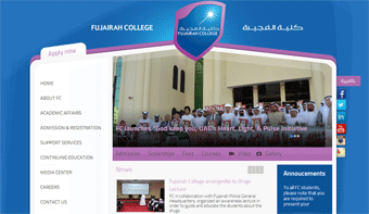 Fujairah College Website