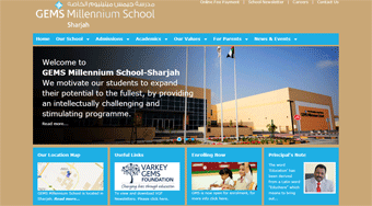 GEMS Millennium School Sharjah Website