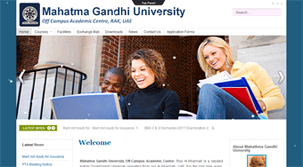 Mahatma Gandhi University Website