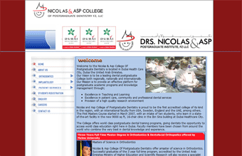 Nicolas & Asp College of Postgraduate Dentistry Website