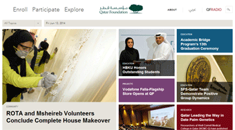 Qatar Foundation Website