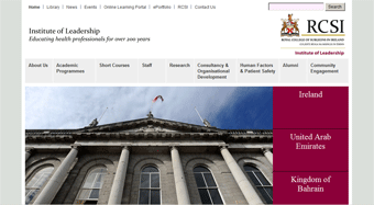 Royal College of Surgeons in Ireland - Dubai Website