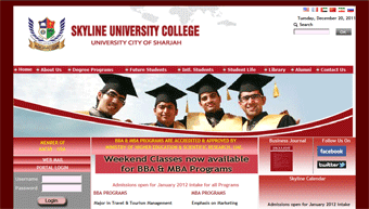 Skyline University College Website